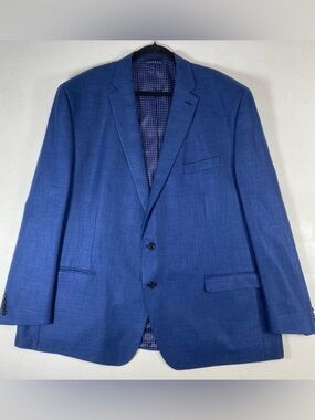 Chaps Men's Performance Series Stretch Suit Jacket Blazer Coat Navy 54L